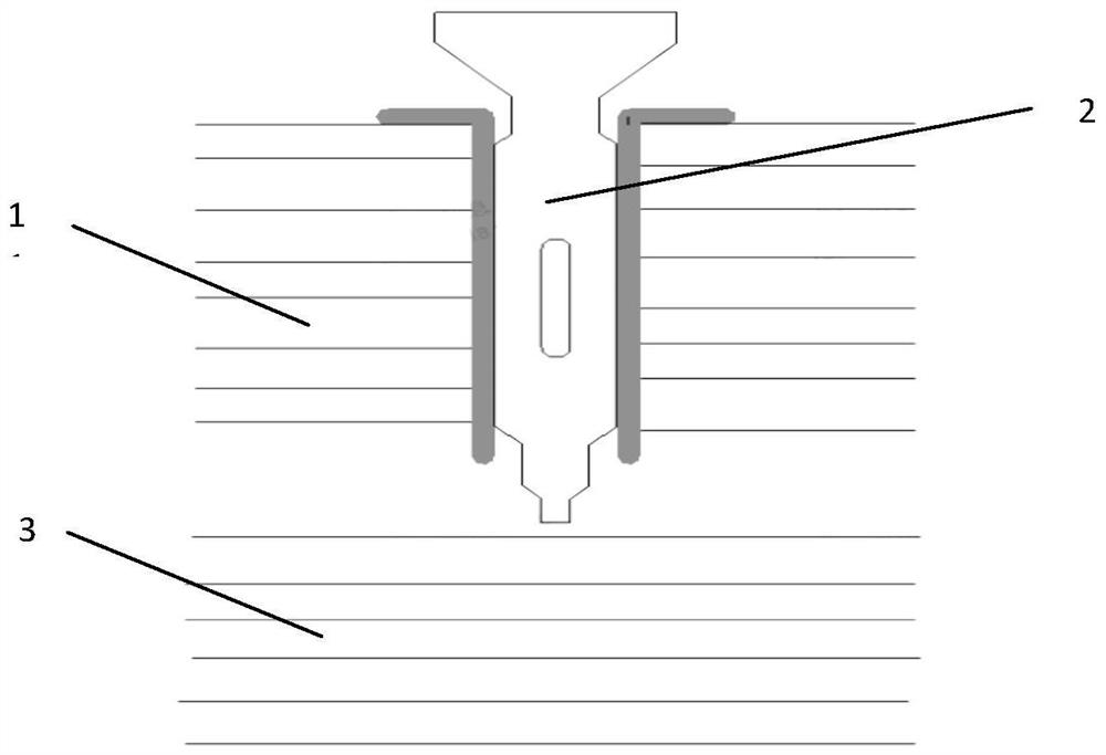 PCB processing method based on crimping holes and PCB