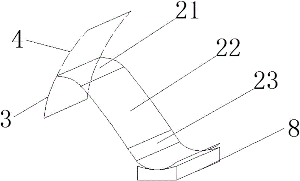 A matching flood discharge system based on variable slope spillway