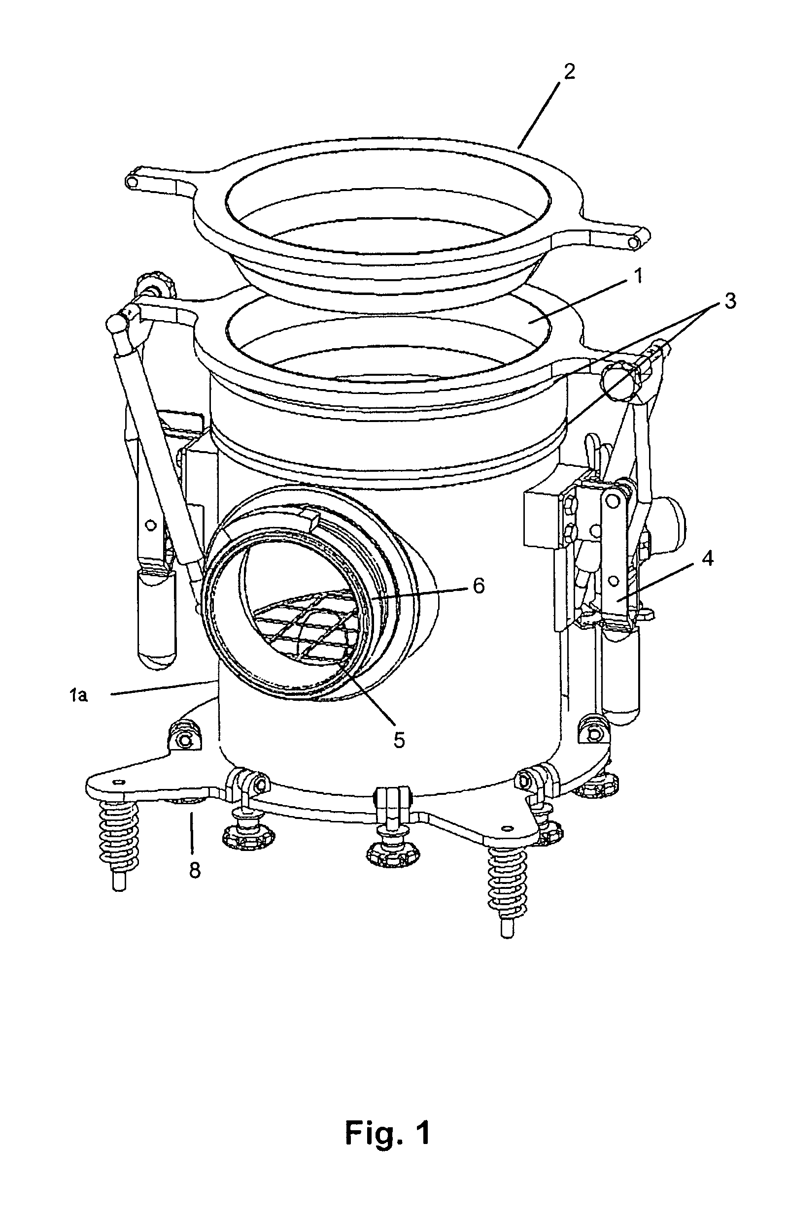 Liner connecting device and liner filling device