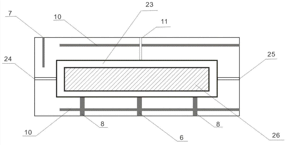 Method for simulating plate acid-rock reaction with a test device for simulating plate acid-rock reaction