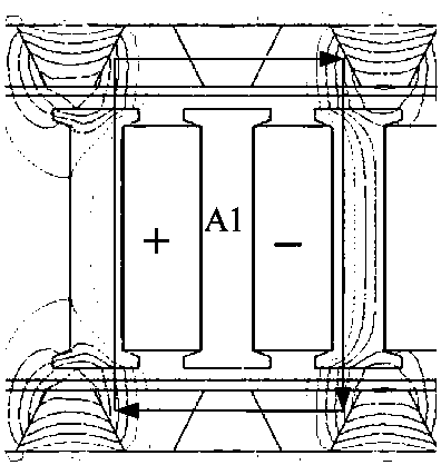 Primary and secondary yoke-free permanent-magnetic linear synchronous motor with double-side secondary structure