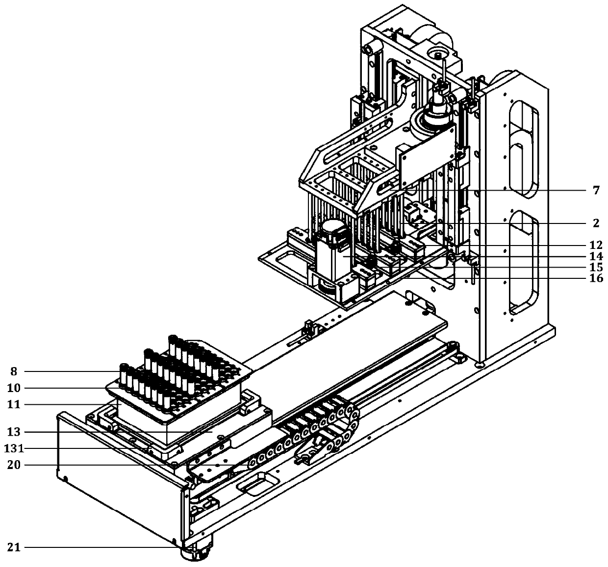 A rotary nucleic acid extraction device and its control method