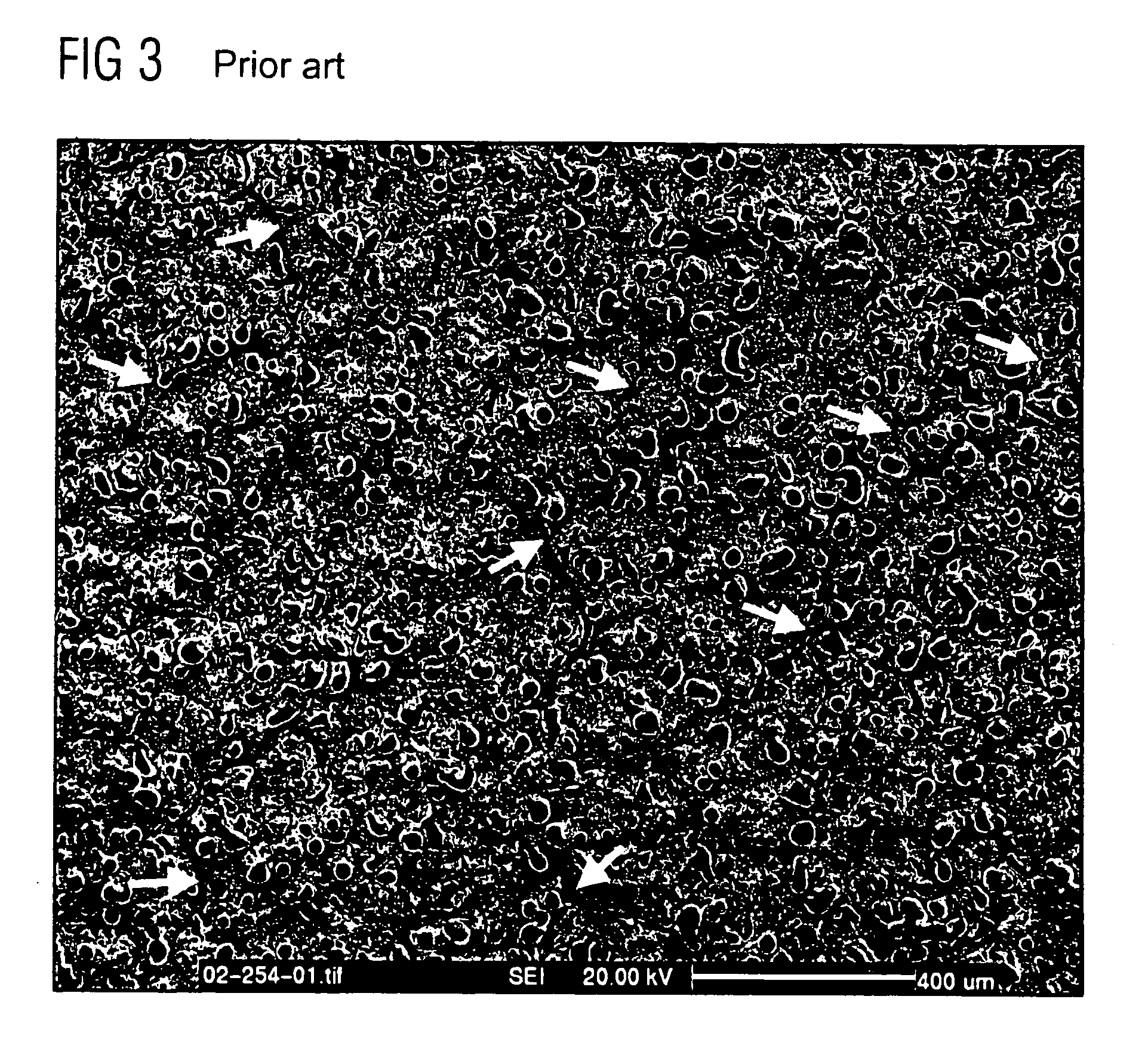 X-ray anode having an electron incident surface scored by microslits