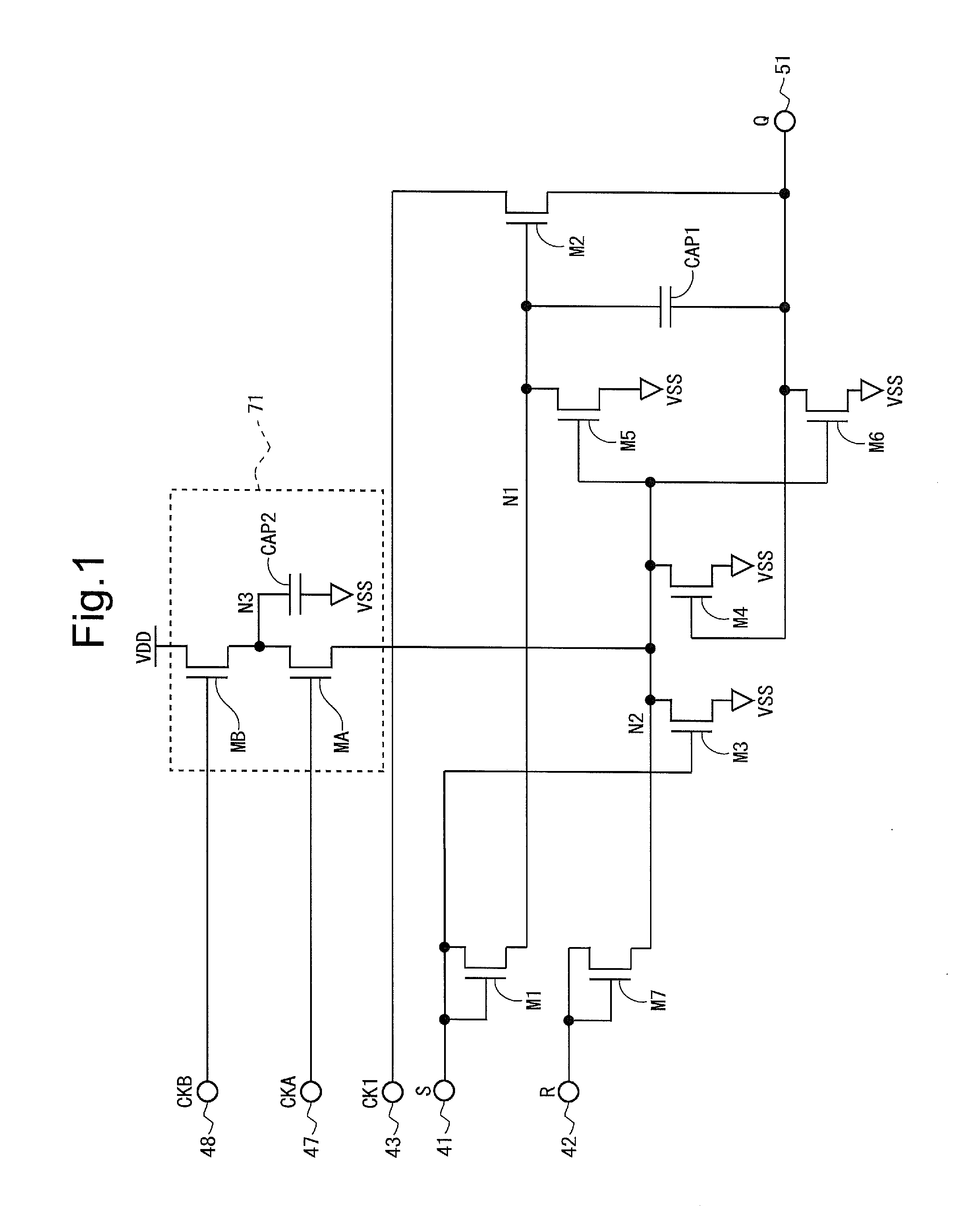 Scanning signal line drive circuit and display device having the same