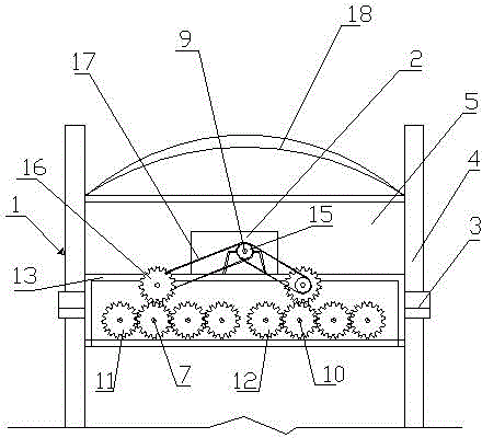 River water surface power generation device