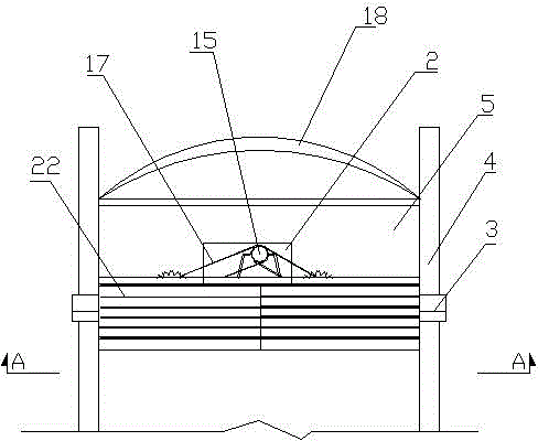 River water surface power generation device