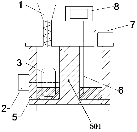 Technology and device for pyrolyzing biogas residues by molten salt and preparing phenol compounds