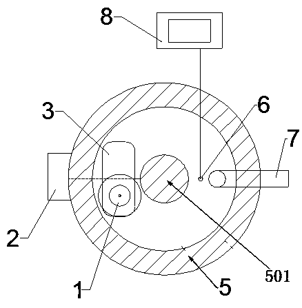 Technology and device for pyrolyzing biogas residues by molten salt and preparing phenol compounds