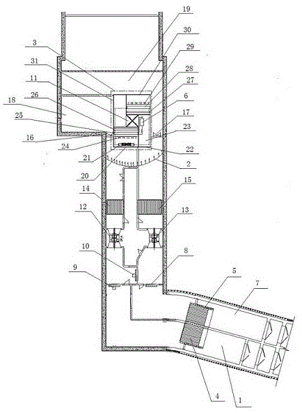 Evaporative-condensation direct-expansion cooling-air type ventilation and air-conditioning system for machine room of subway station