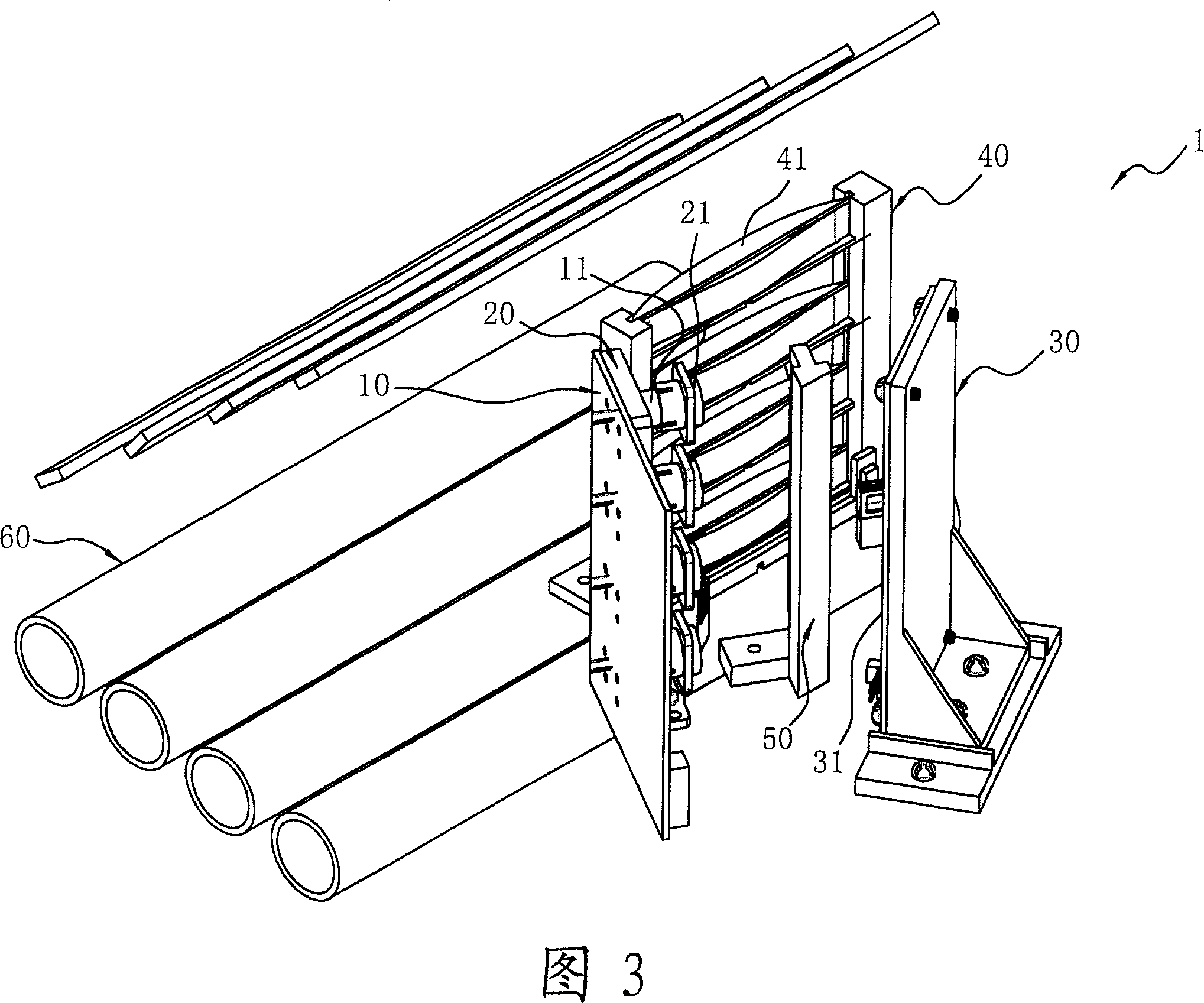 Multibeam straight-line laser scanning device