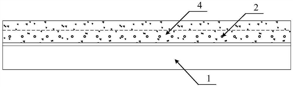 Tough combined bridge deck slab composed of T-shaped steel