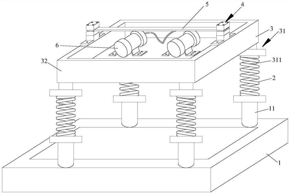 Beam structure vibration fatigue device