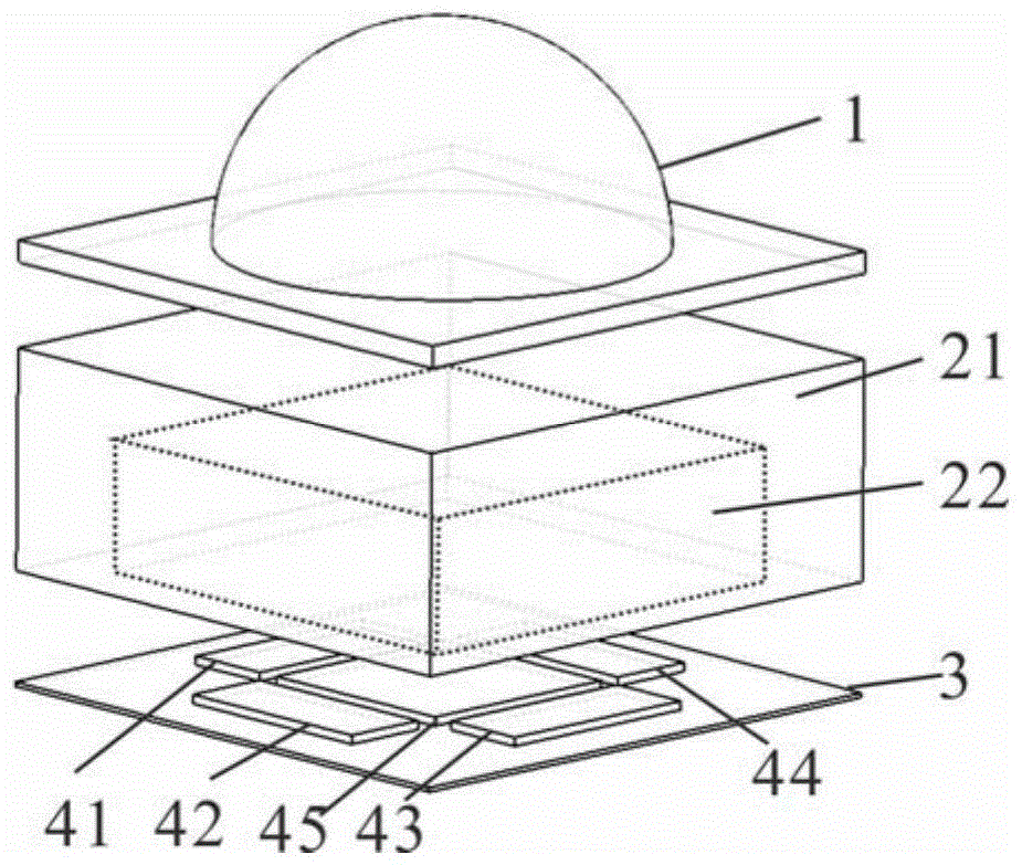 A variable dielectric capacitive flexible three-dimensional force tactile sensor