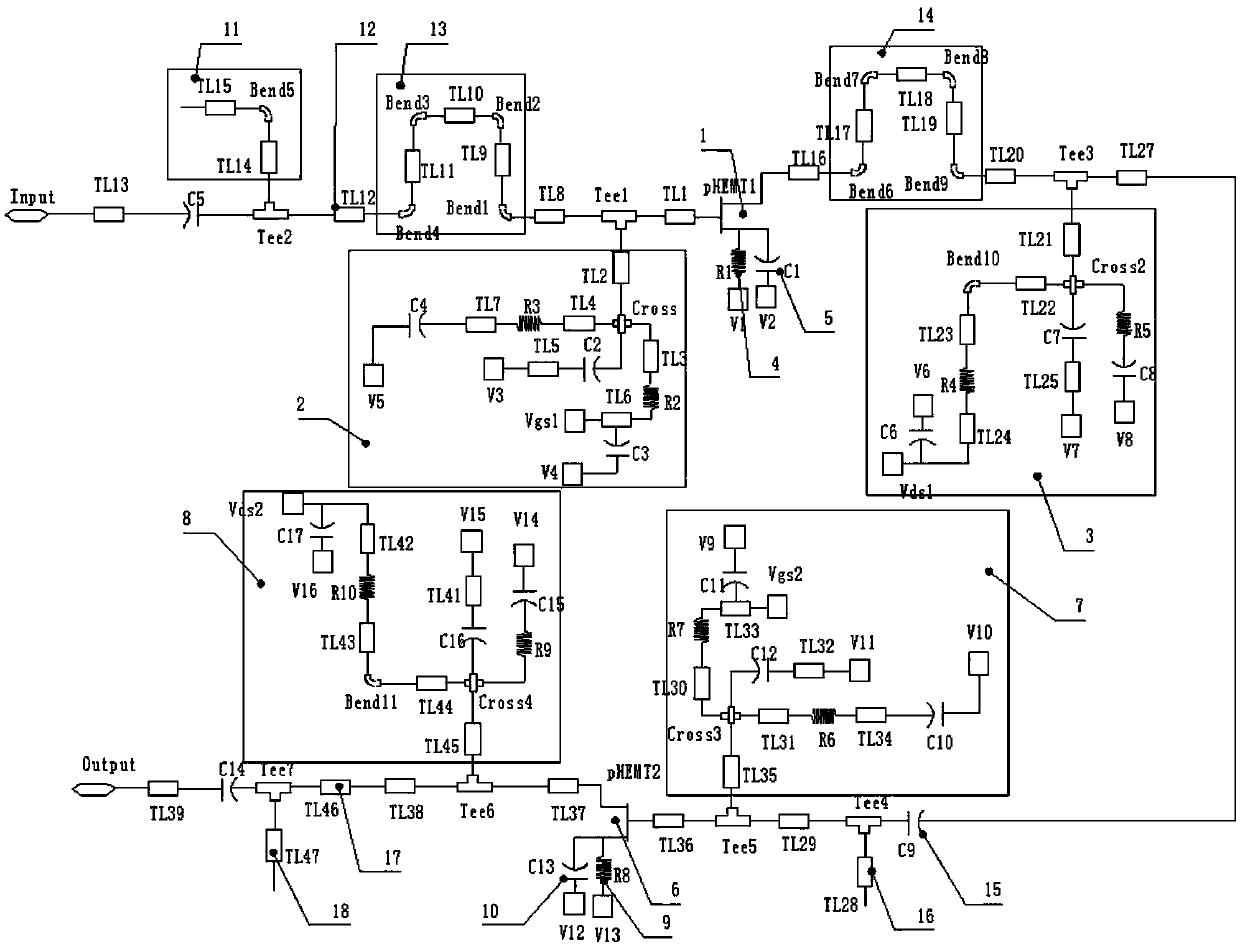 Ka-Band MMIC (monolithic microwave integrated circuit) low-noise amplifier