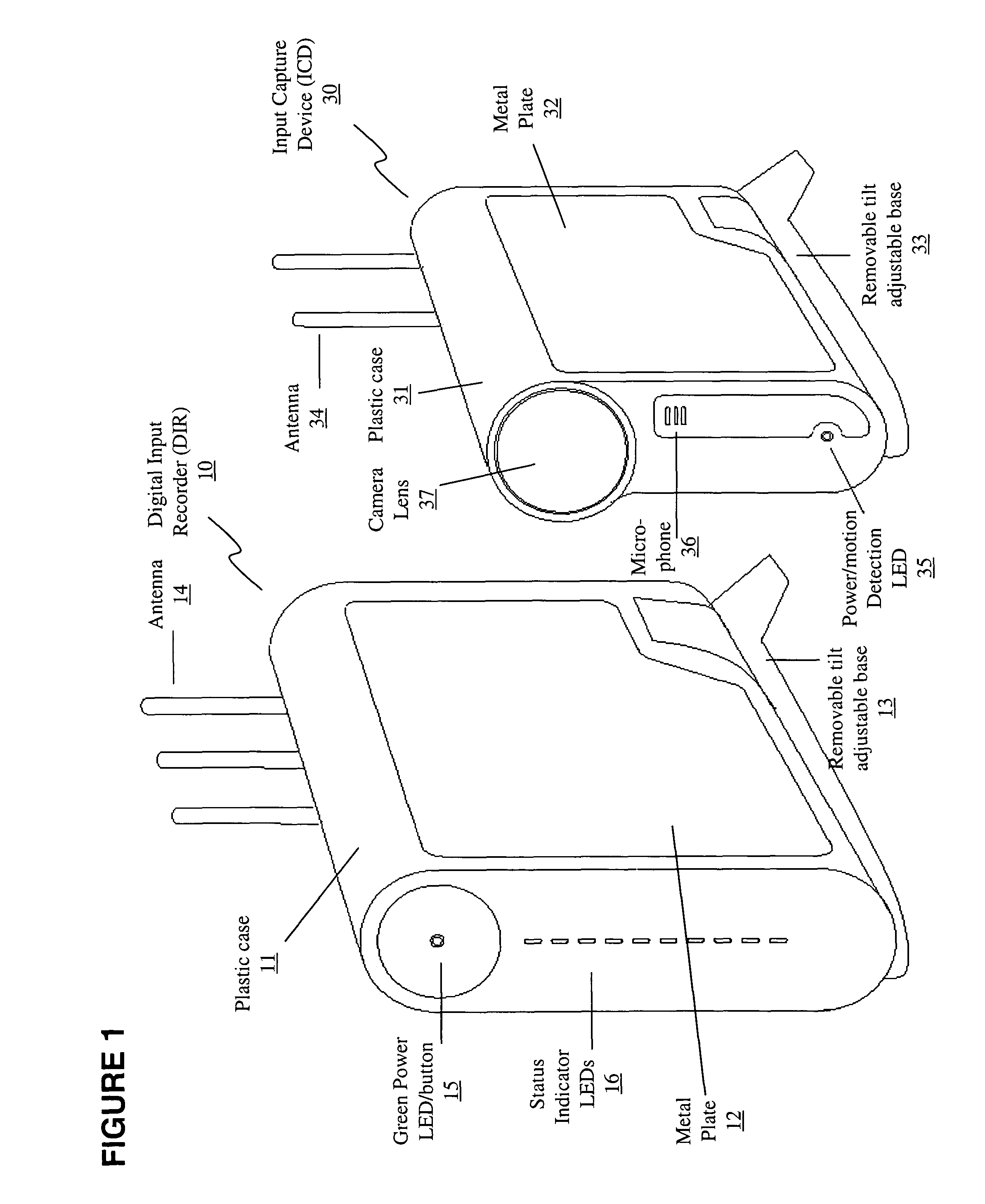 Wireless video surveillance system and method with single click-select actions