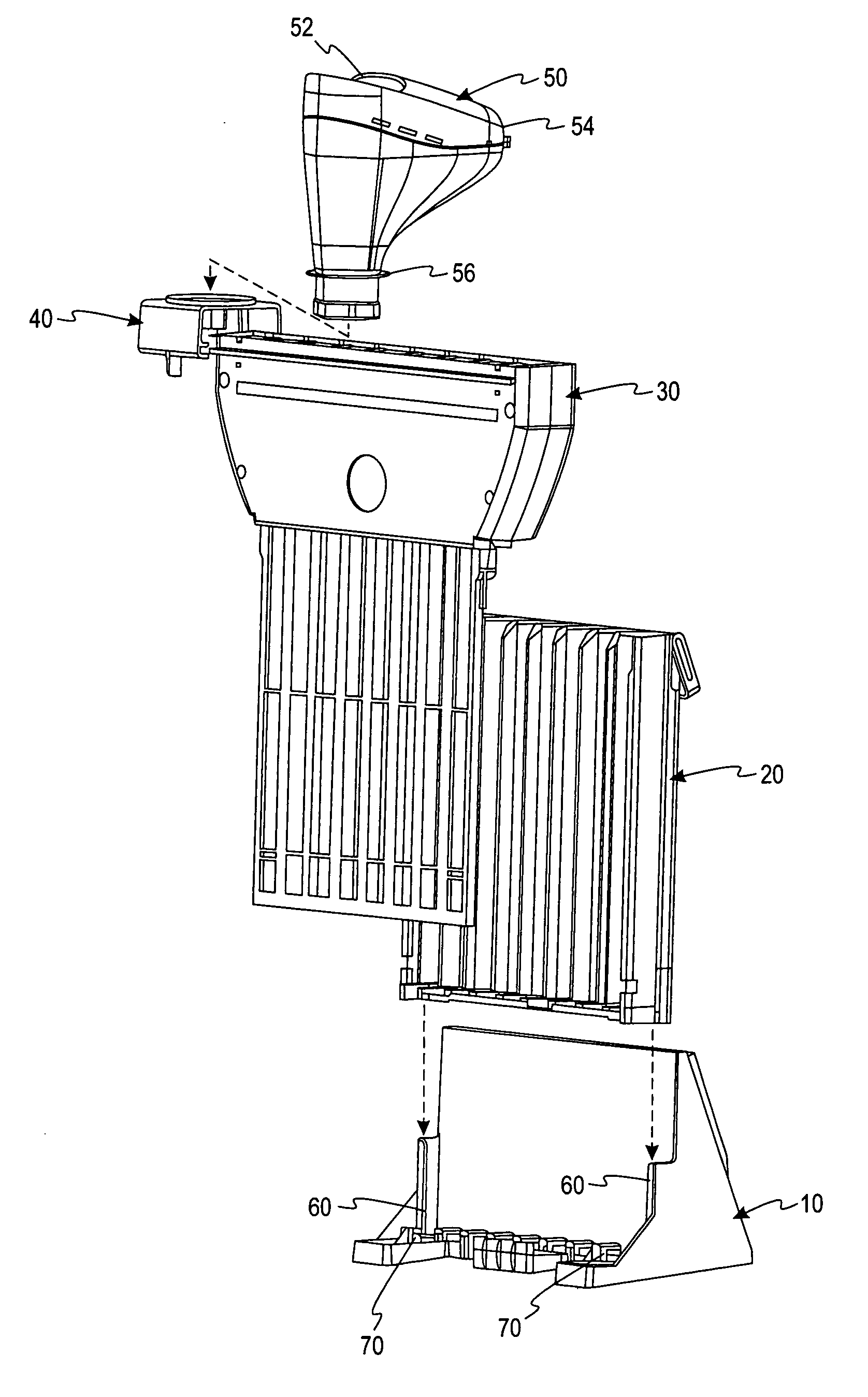 System, method and apparatus for automatically filling a coin cassette