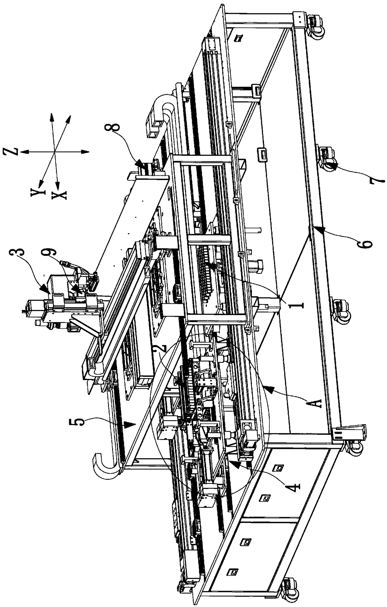 Cell module BUSBAR welding robot and machining method thereof