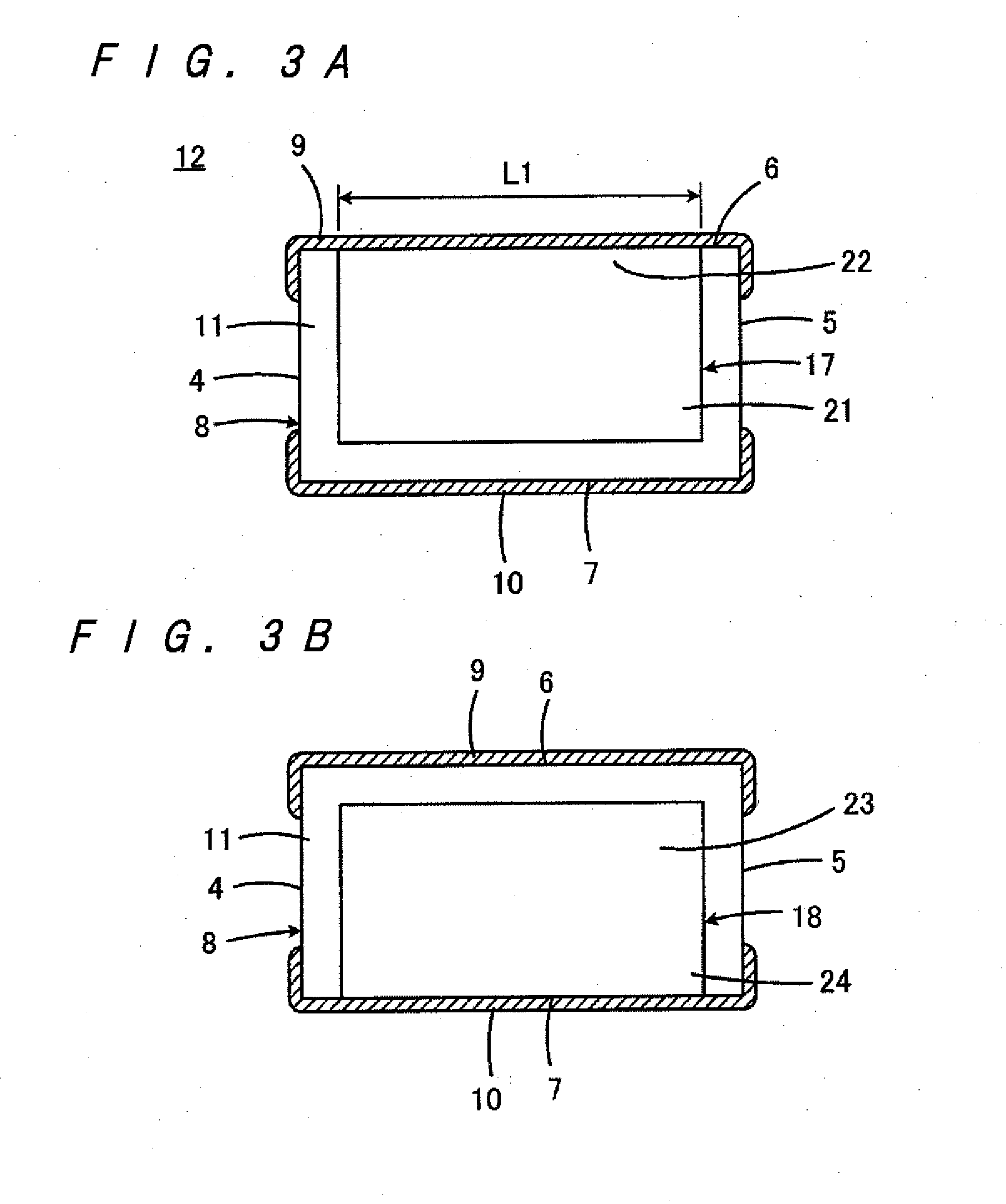 Multilayer capacitor having low equivalent series inductance and controlled equivalent series resistance