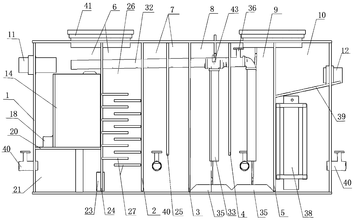 Purification tank using three-dimensional electrolysis and AAO process to treat decentralized sewage