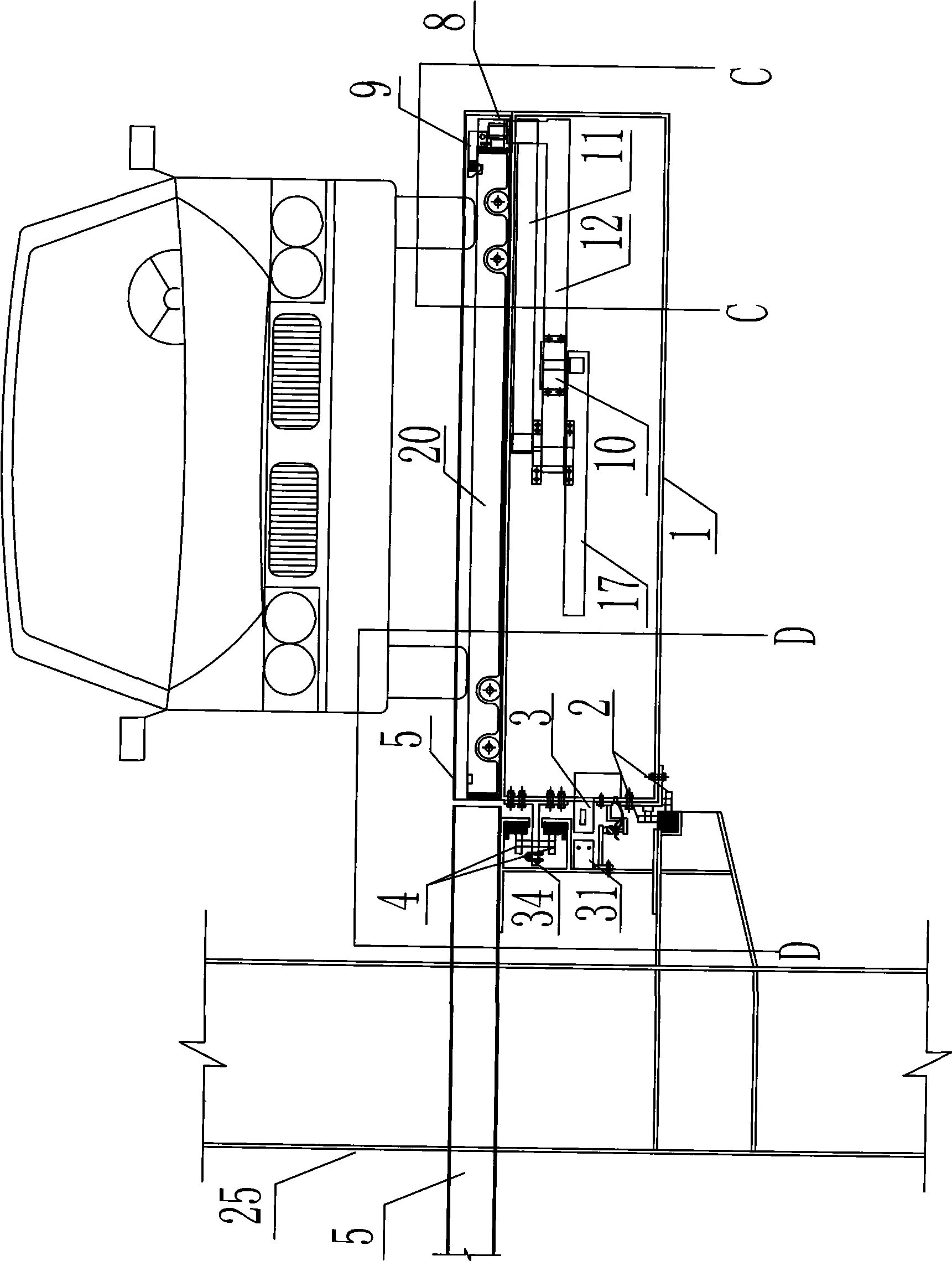 Border rail moving type multi-storied parking apparatus