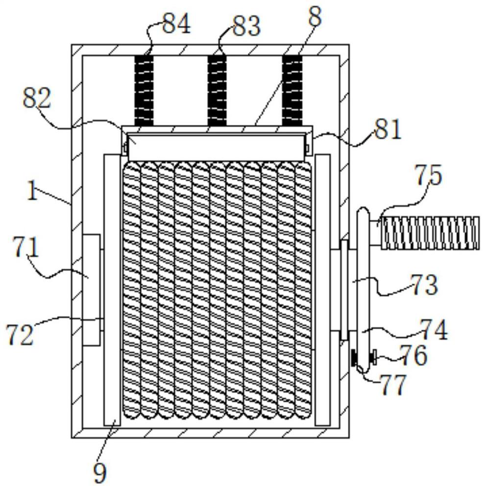 Paying off device for building construction site and using method thereof