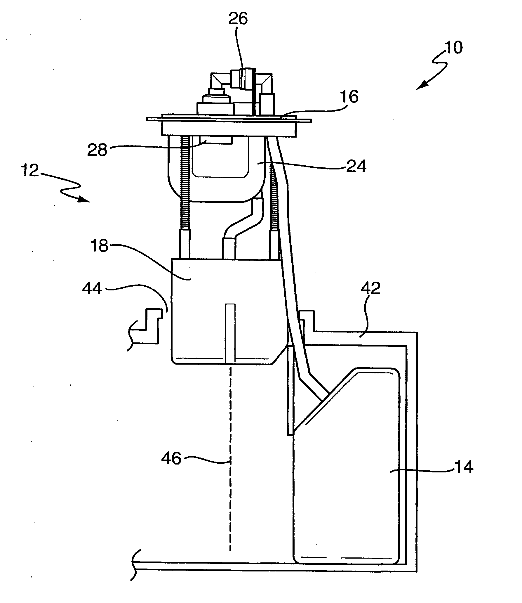 Fuel delivery module assembly