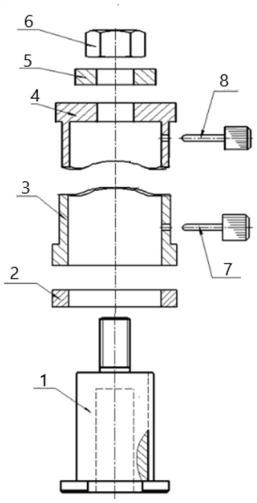 Precision machining control method and machining die for single-layer closed wave spring