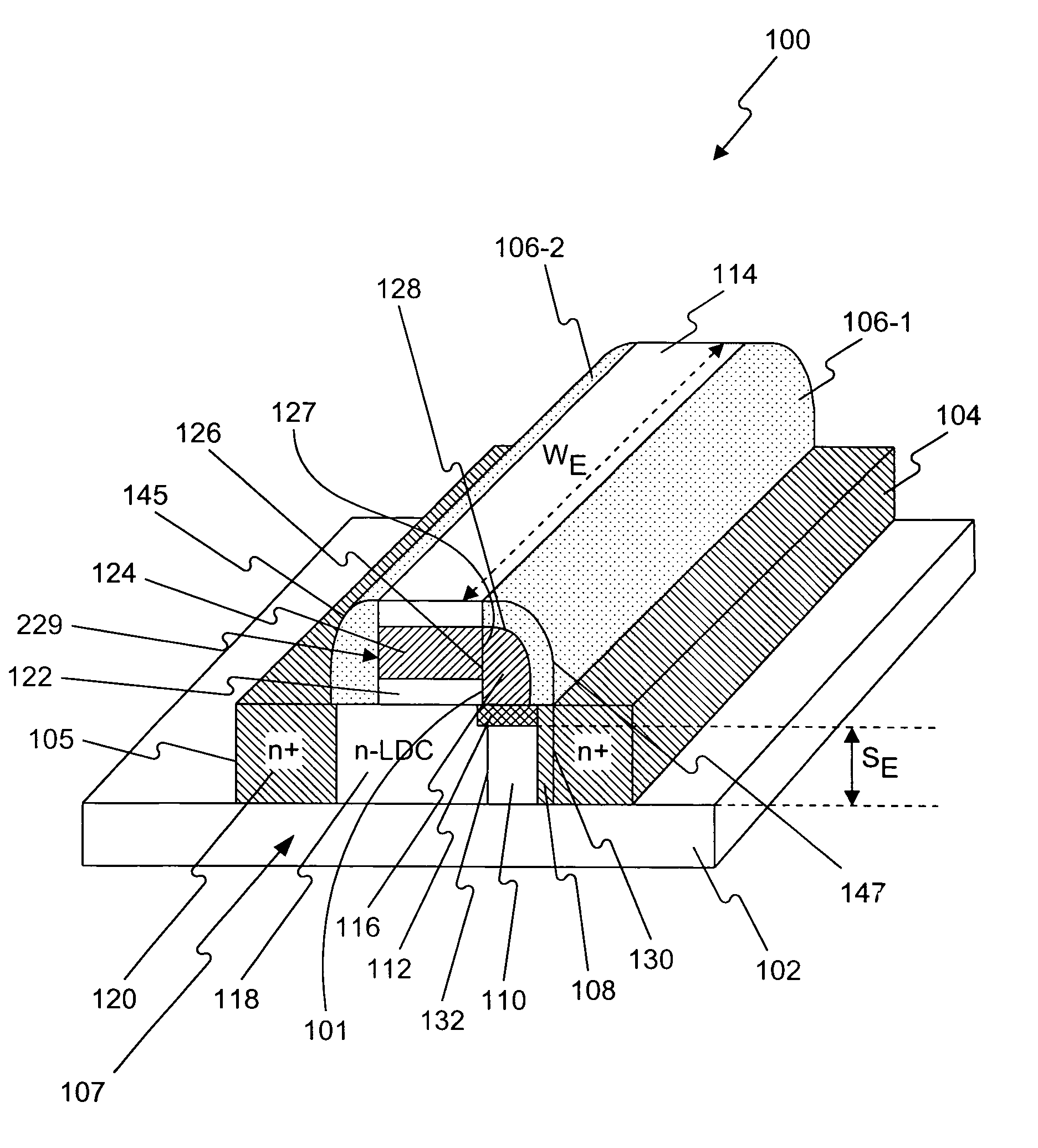 Polysilicon sidewall spacer lateral bipolar transistor on SOI