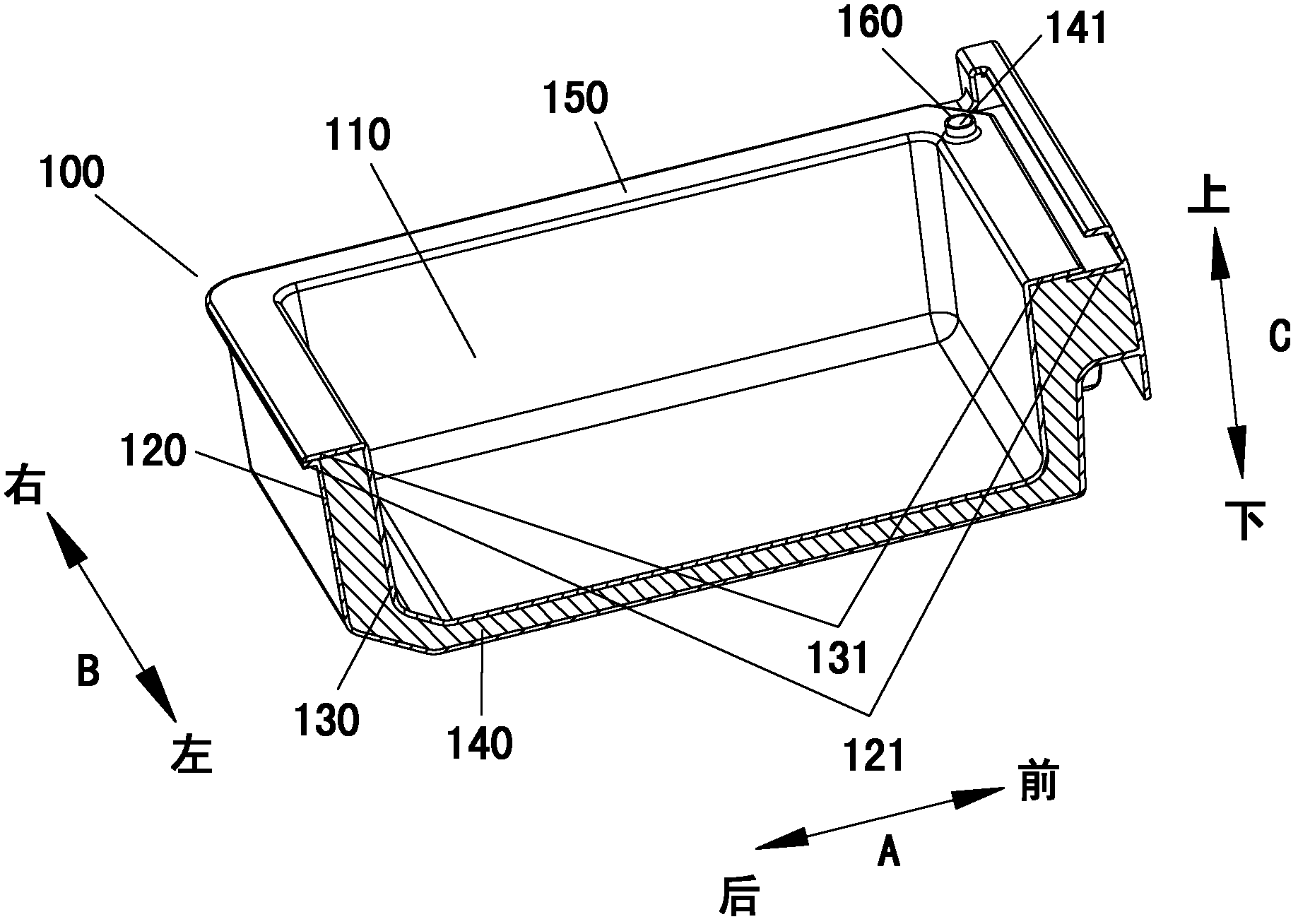 Drawer for refrigerators and refrigerator with same