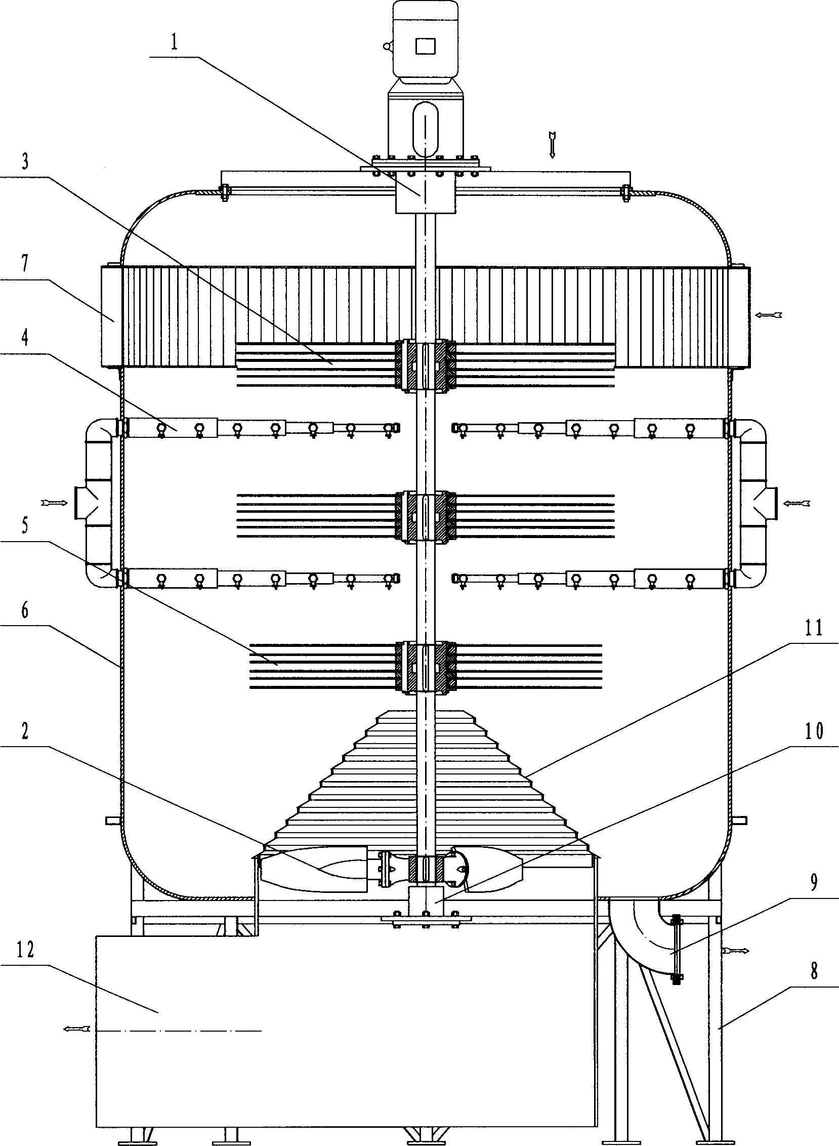 Cyclone cooling method and cooling tower