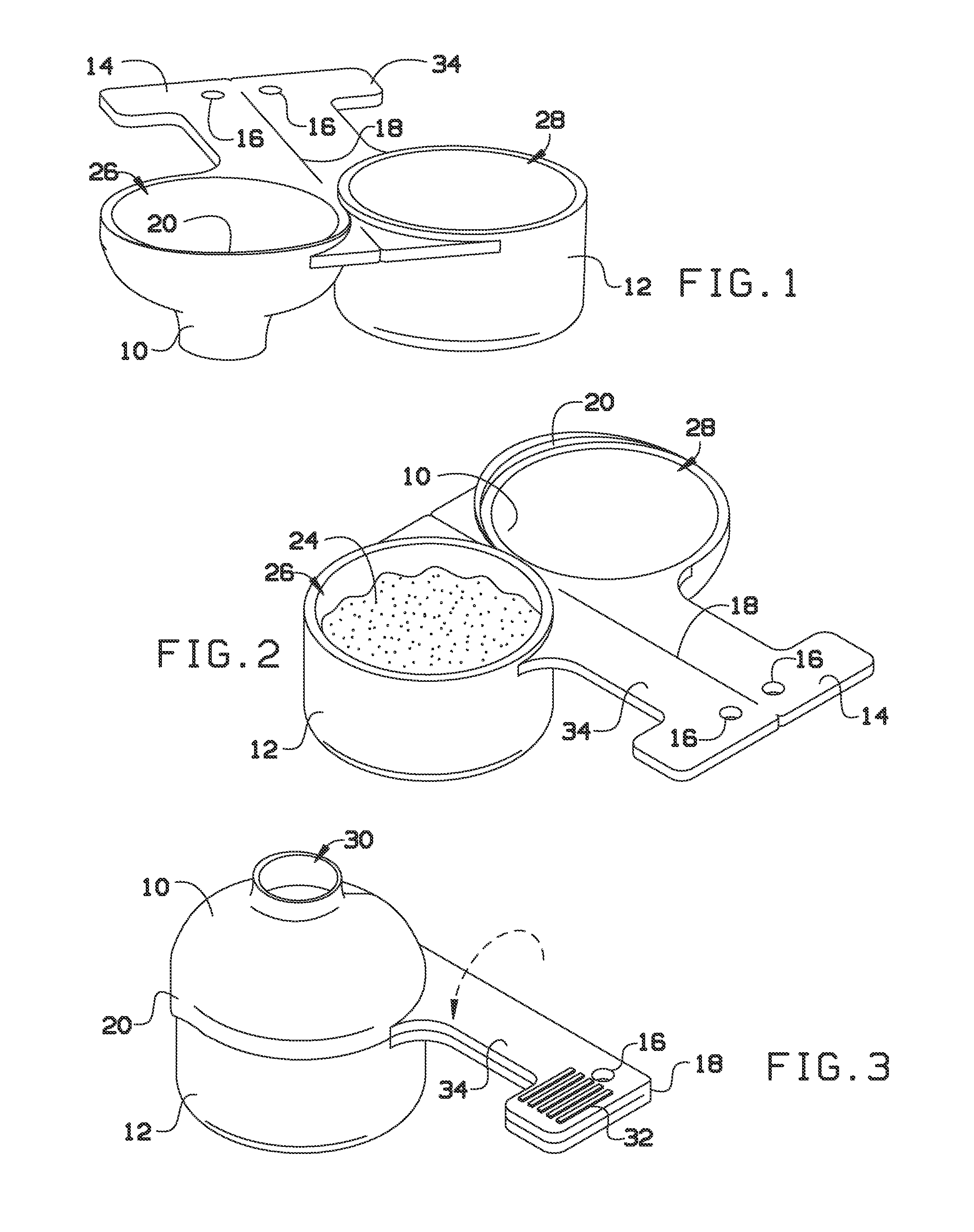 Utensil with scoop and funnel for transferring ingredients