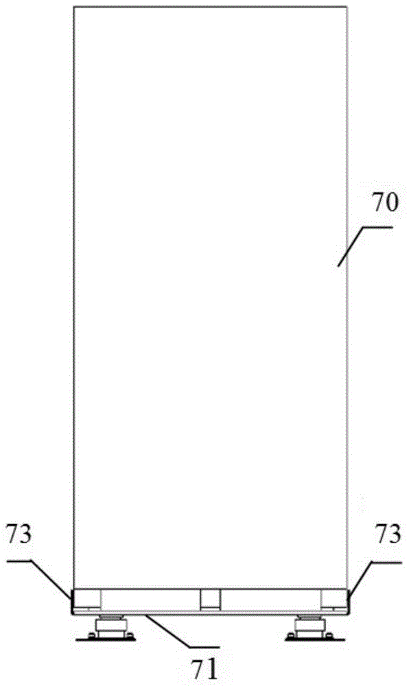 Damping device for transport of equipment sensitive to vibration