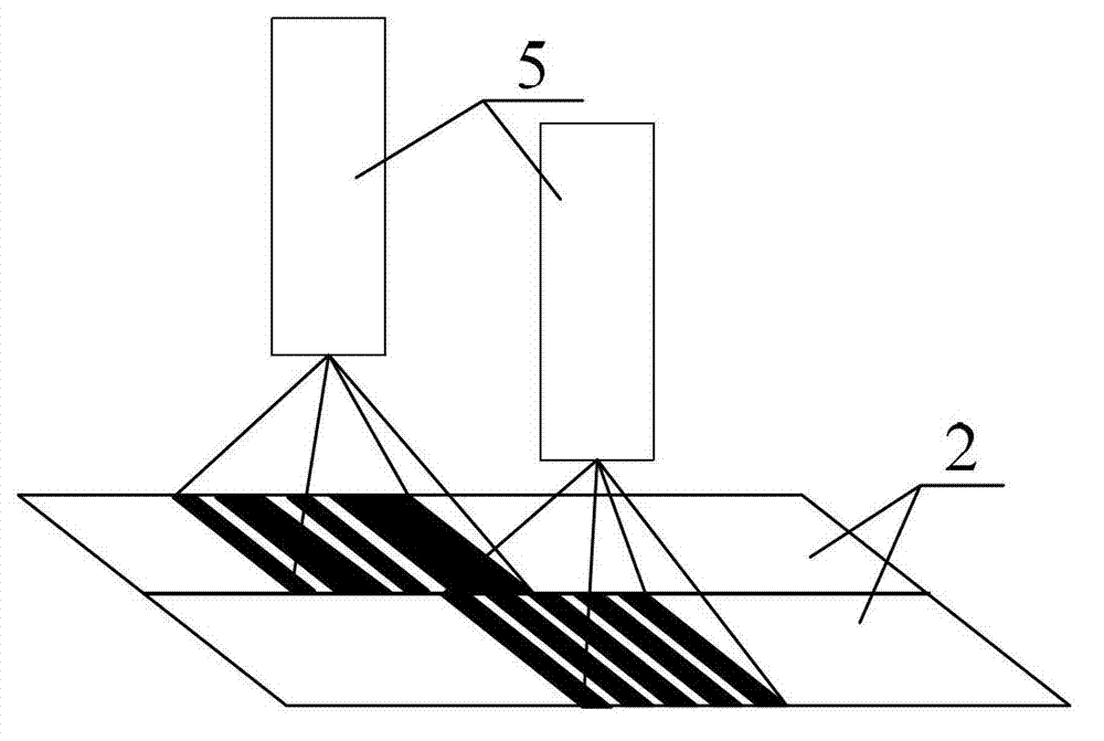 Machining device for manufacturing absolute type steel belt grating ruler