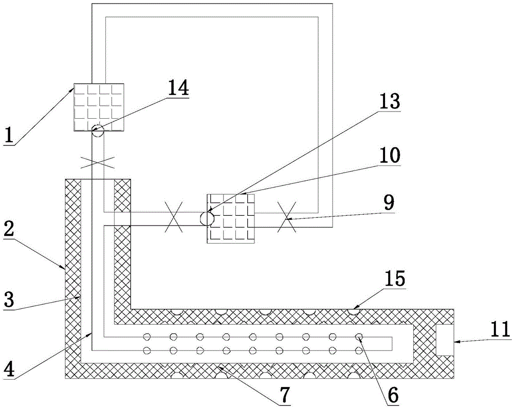 Natural gas hydrate exploitation method and device adopting in-situ combustion method