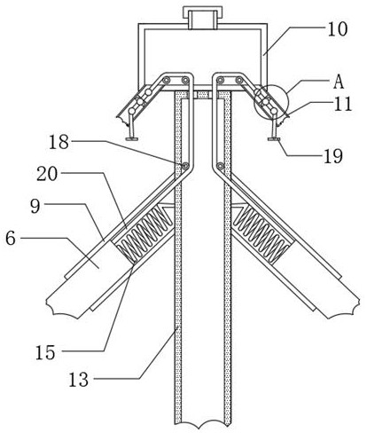 Seedling raising device for municipal garden construction