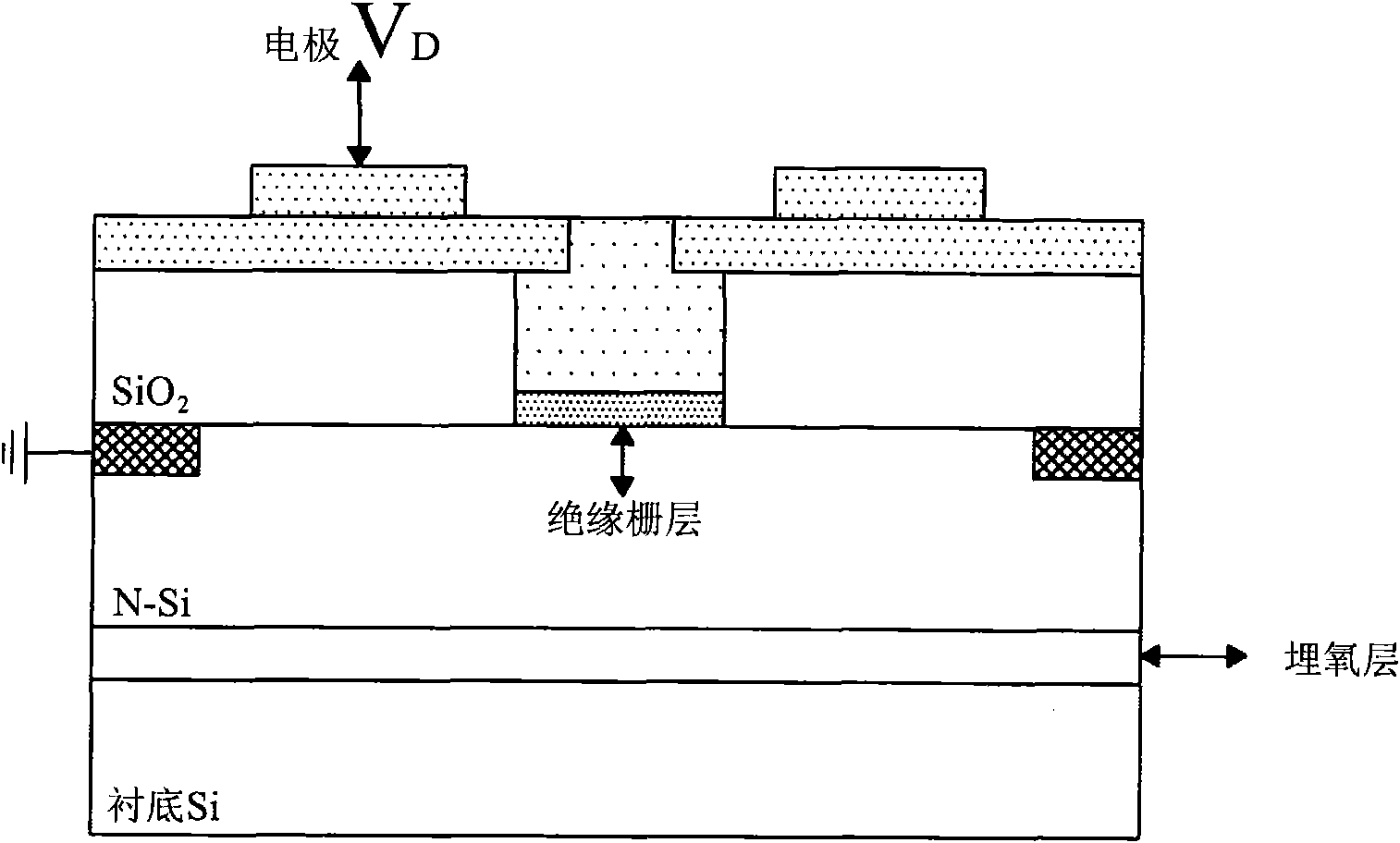 Dual-MOS structure silicon-based electro-optical modulator