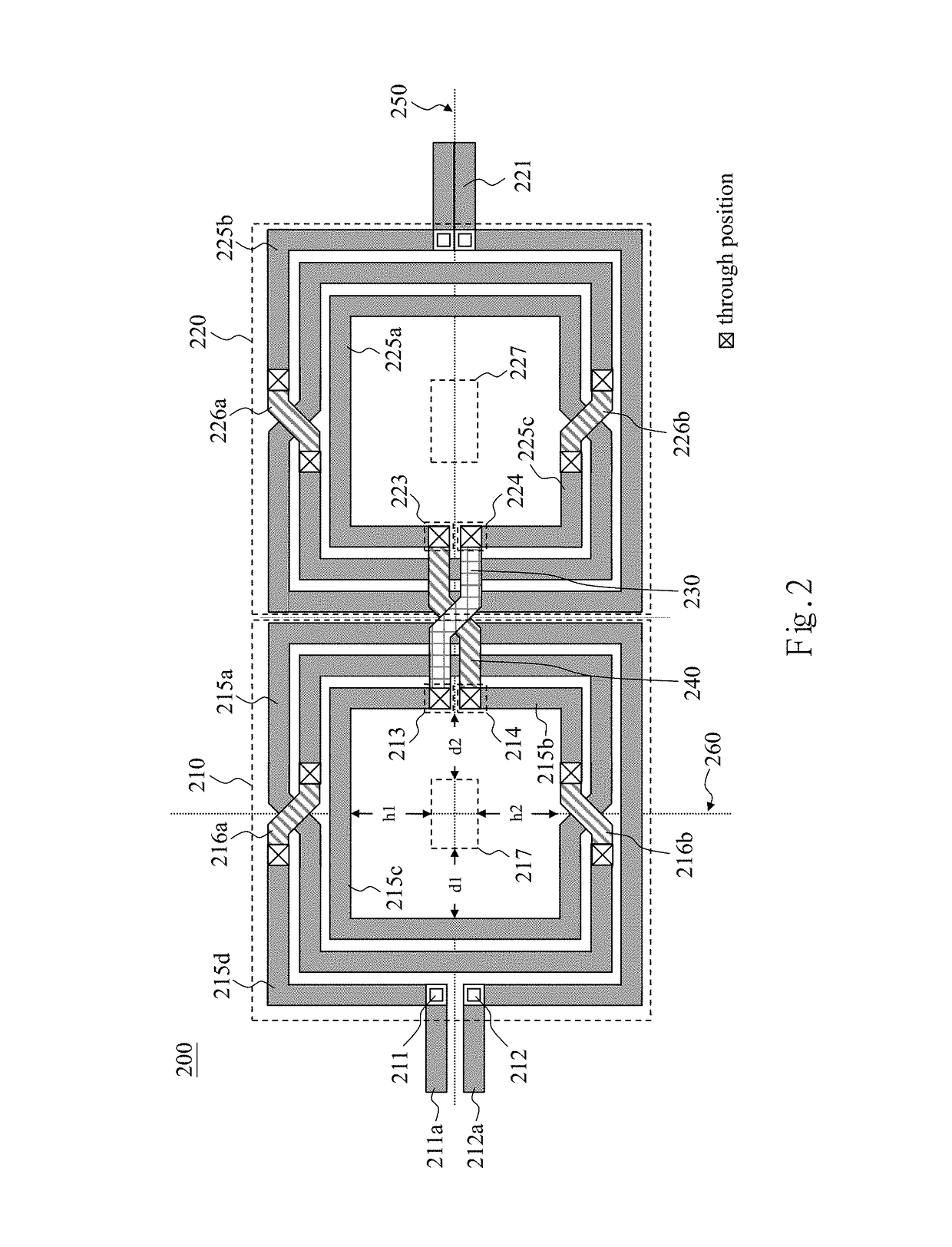 Integrated inductor structure and integrated transformer structure