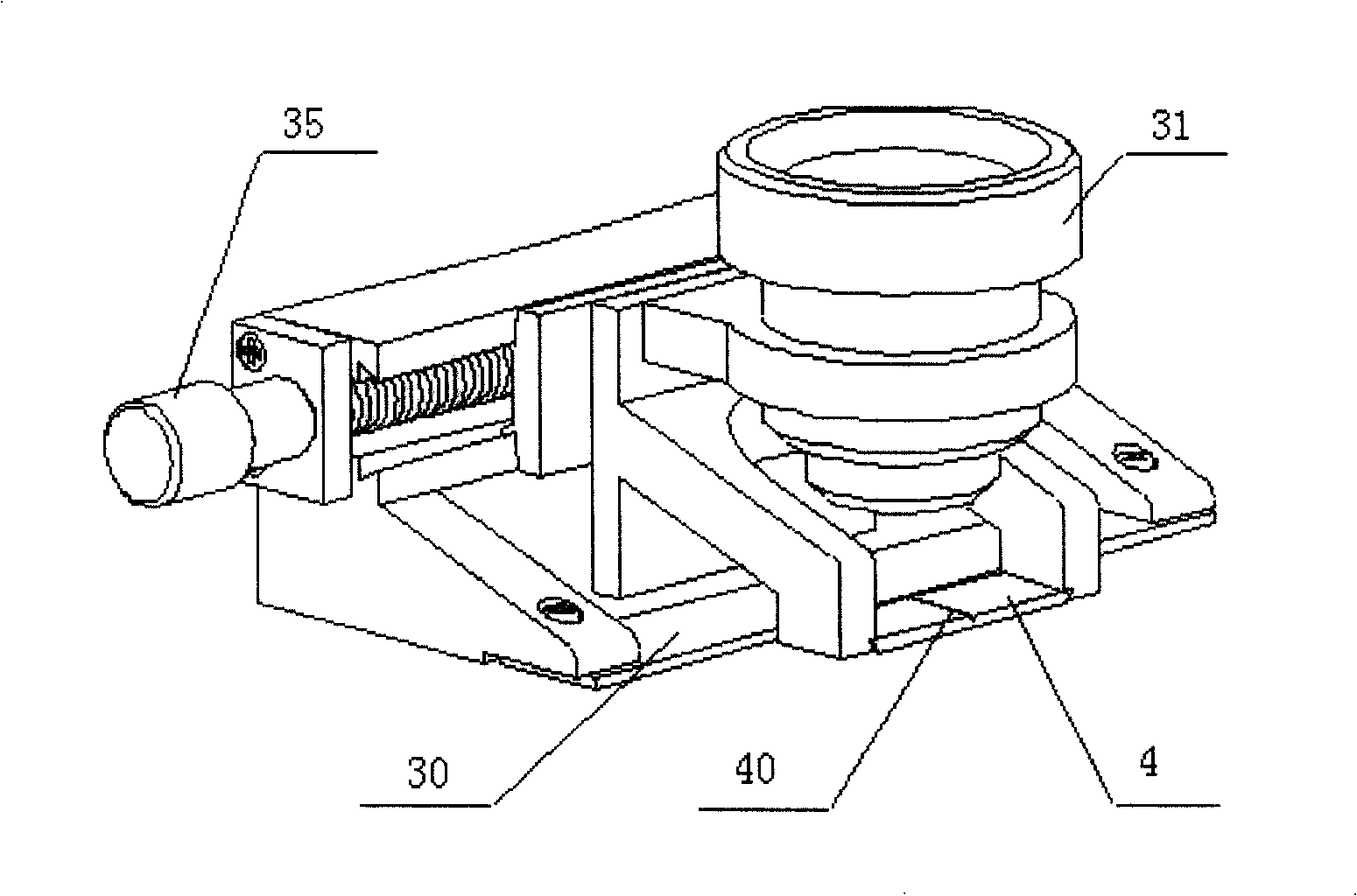 Instrument for detecting density of numeral textile fabric