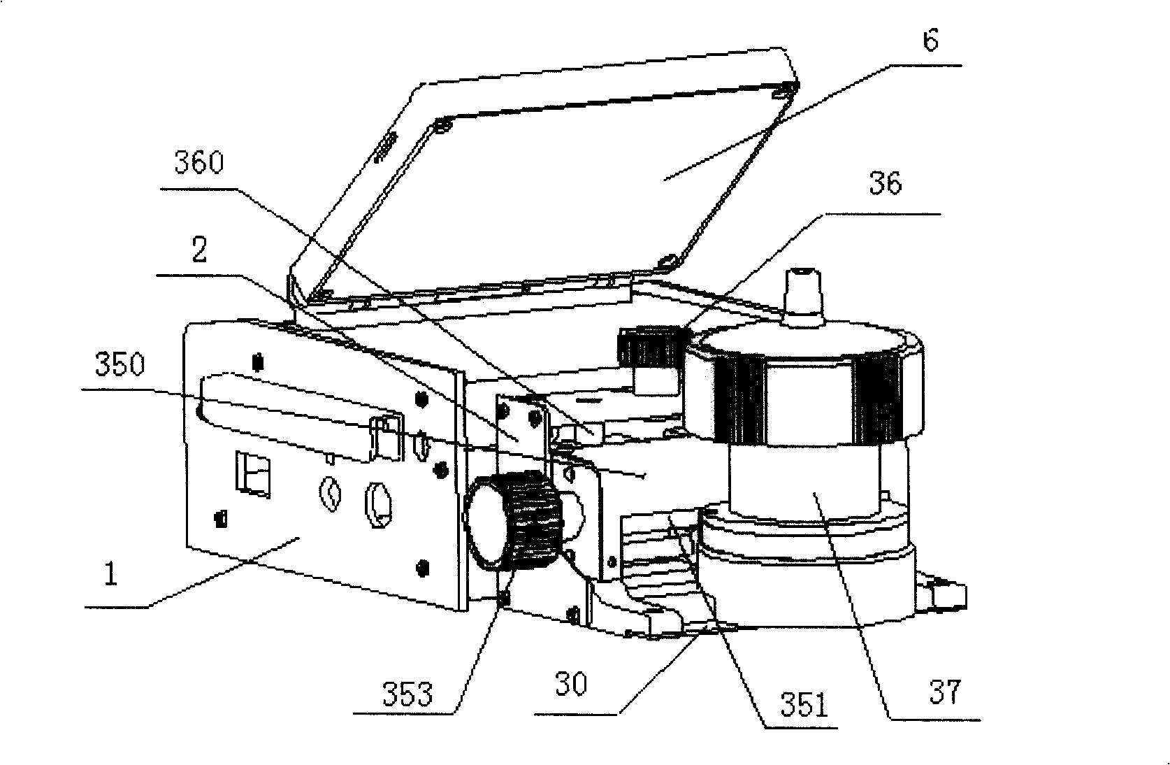 Instrument for detecting density of numeral textile fabric