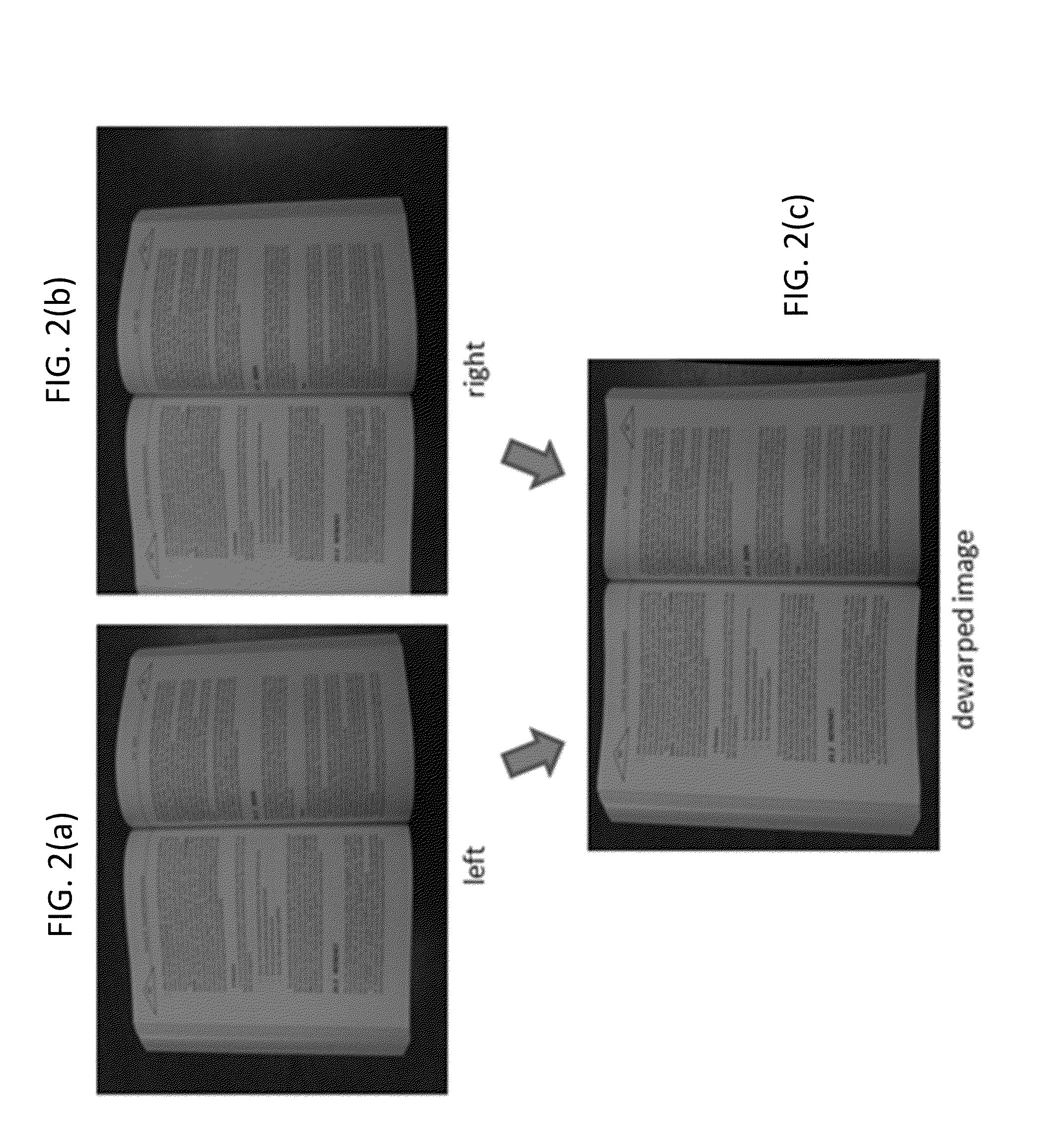 Generating hi-res dewarped book images