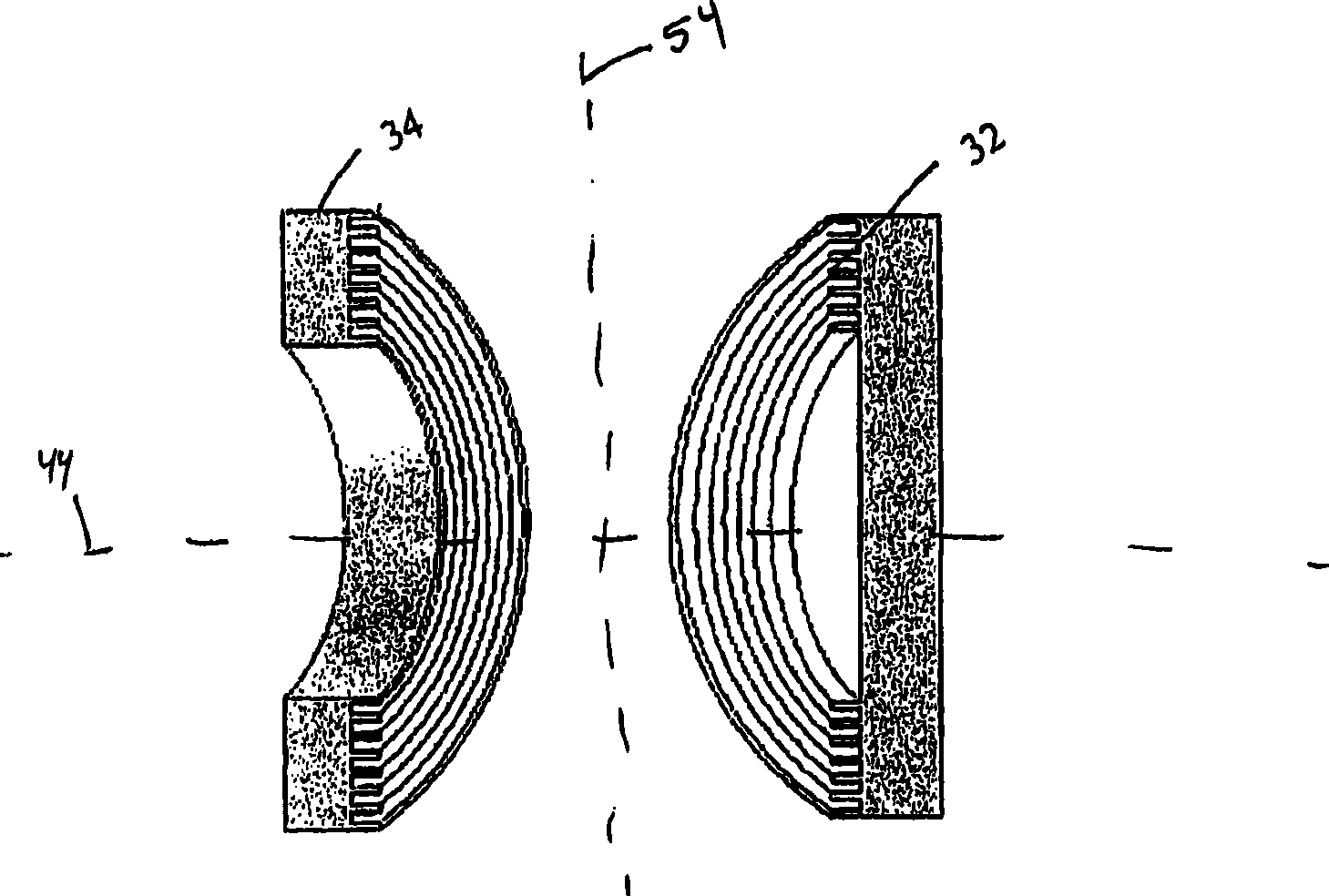 Radially staged microscale turbomolecular pump