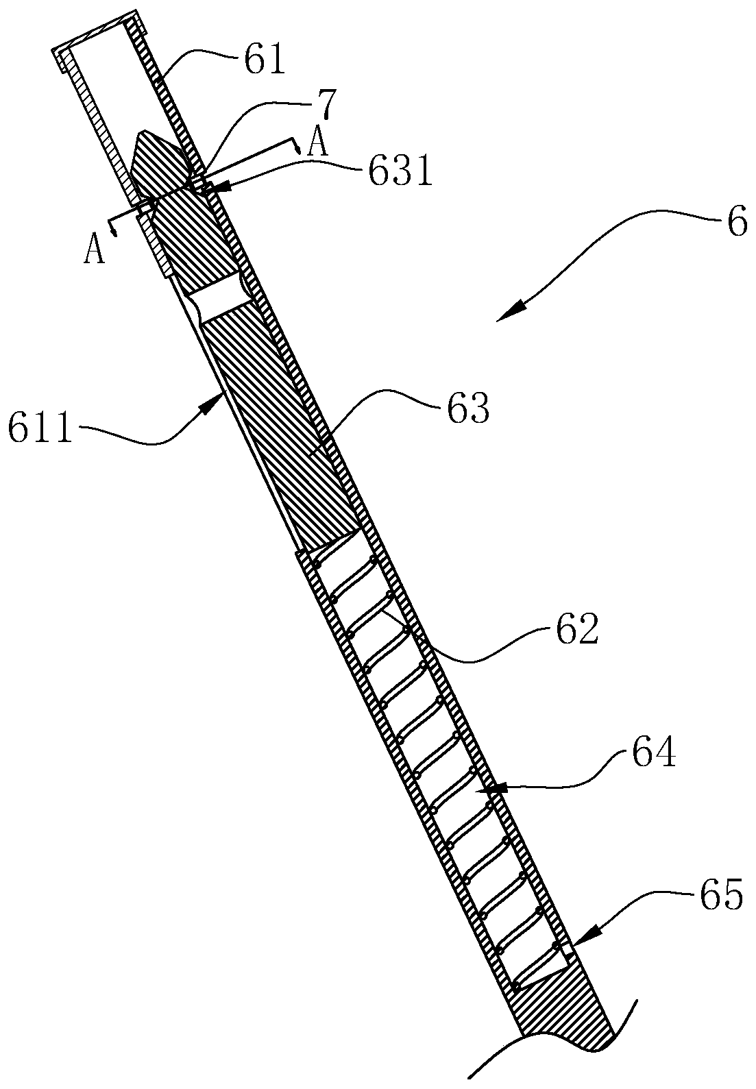 Ski resort protective net supporting device