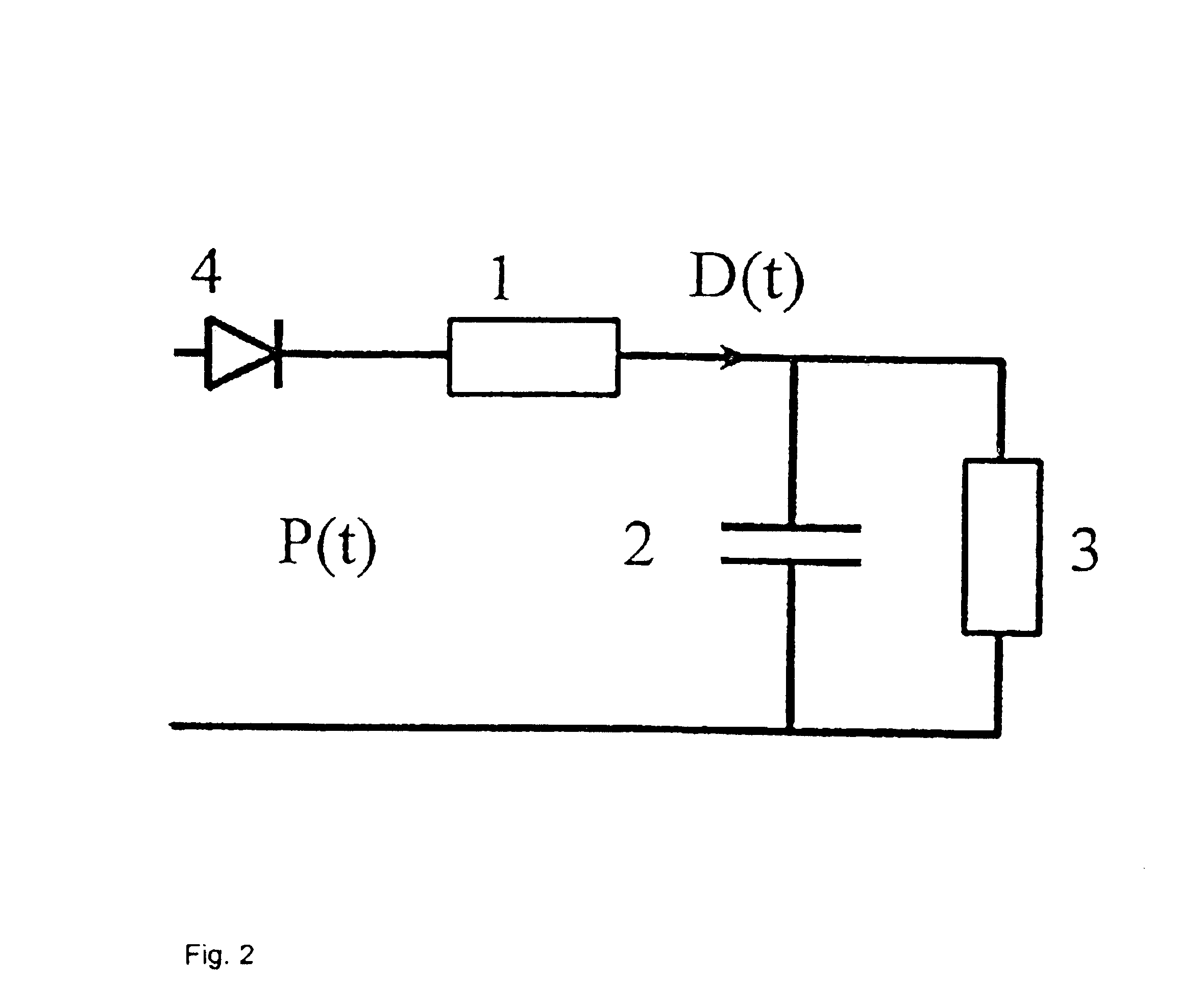 Device for determining a characteristic point in the cardiac cycle