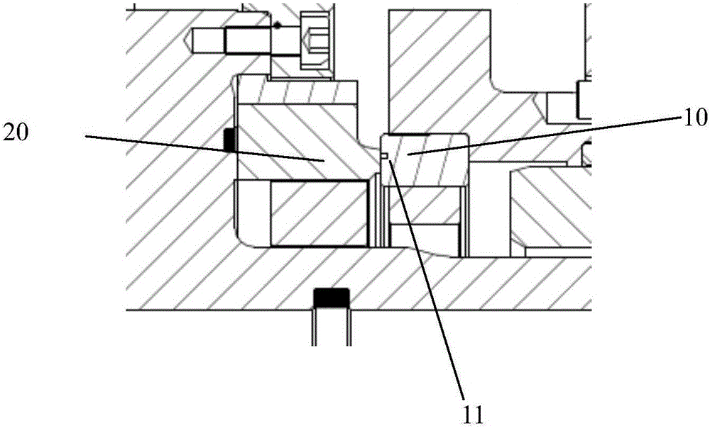 Fluid dynamic pressure type mechanical sealing face structure