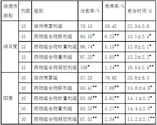 Skin wound repairing pharmaceutical composition