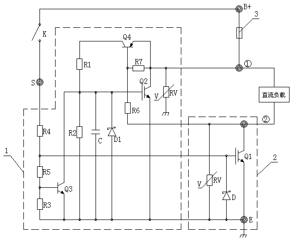 A safety protection circuit of non-contact electronic relay