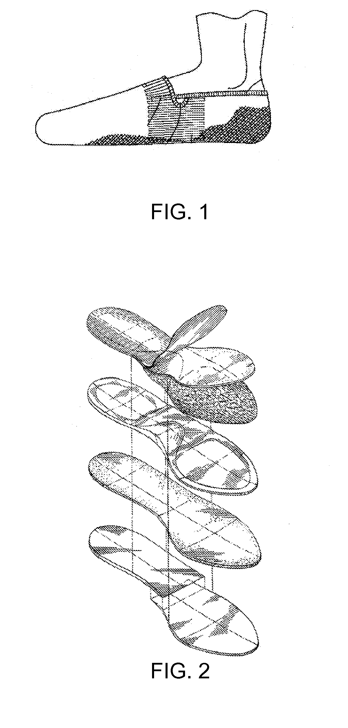 Naturally absorbent footpad