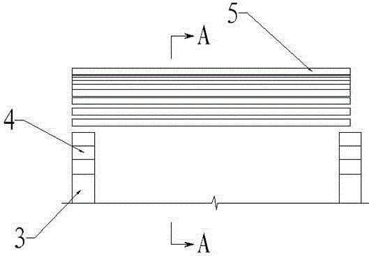 A method of installing an underground vaulted roof