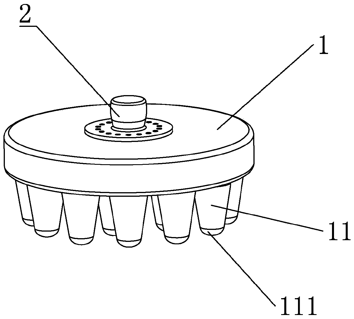 Contact impedance small flexible dry electrode and preparation method thereof