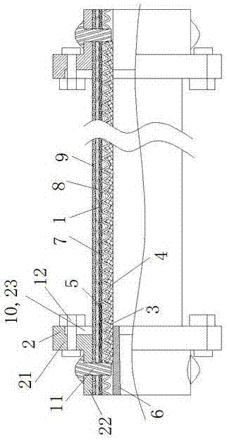 Bellows clamp valve with splittable tube body and dynamic sealing